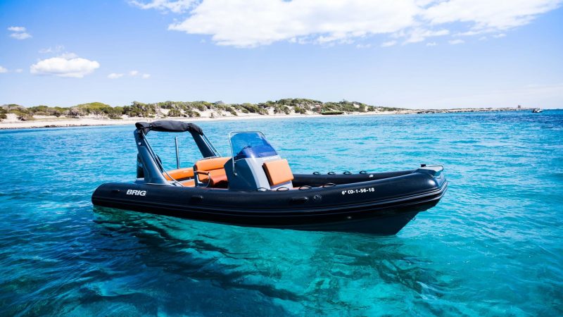 Starboard view of Brig 650 Speedy González - Inflatable boat in Ibiza