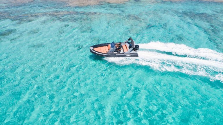 Port view of Brig 650 Speedy González - Inflatable boat in Ibiza
