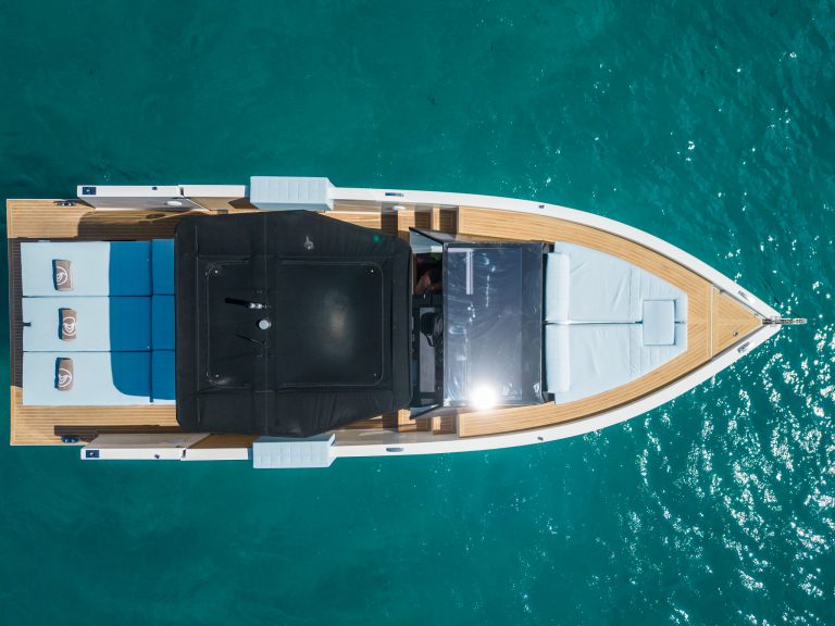 Air view of De Antonio D34 Dandy - Yacht in Ibiza