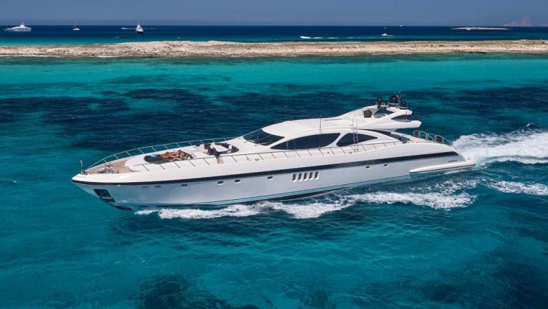 Mangusta 130 Mrs Grey in Ibiza