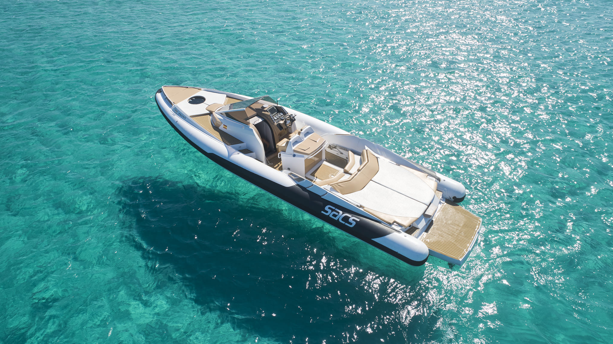 Sundeck of Sacs 40 Carrera - RIB in Ibiza