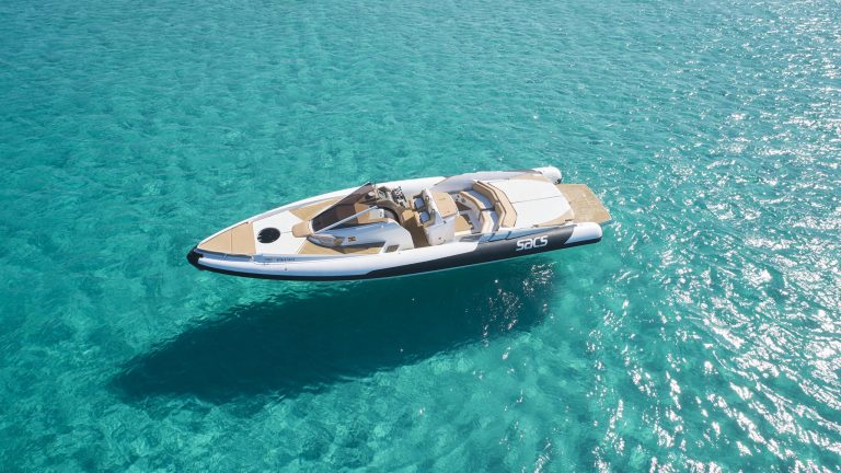 Port view of Sacs 40 Carrera - RIB in Ibiza