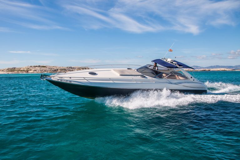 Port view of Sunseeker Superhawk 48 Watch me - Yacht in Ibiza