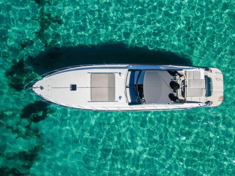 Air view of Alfamarine 60 Double M - Yacht in Ibiza
