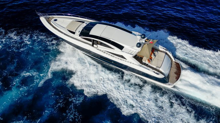 Sailing of Canados 90 Funky town - Superyacht in Ibiza