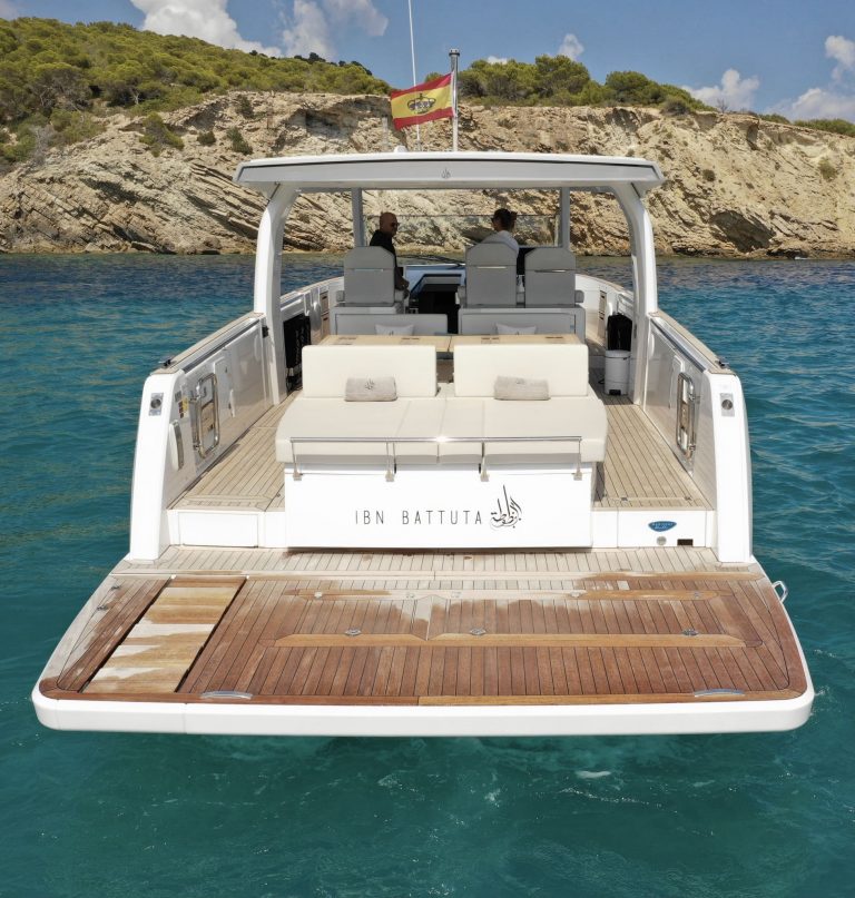 Stern 2 of Fjord 41 XL IBN Battuta - Yacht in Ibiza