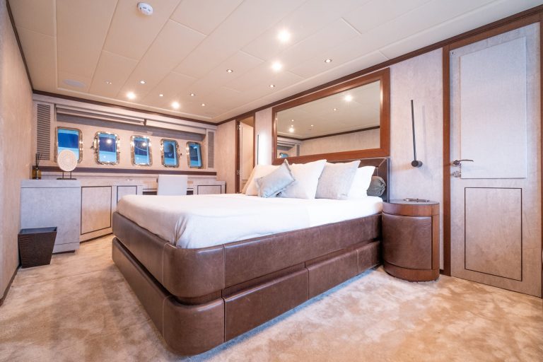 Cabin of Mangusta 92 Drift - Superyacht in Ibiza
