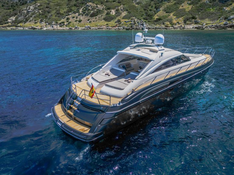 Sundeck of Princess V65 Freedom - Yacht in Ibiza