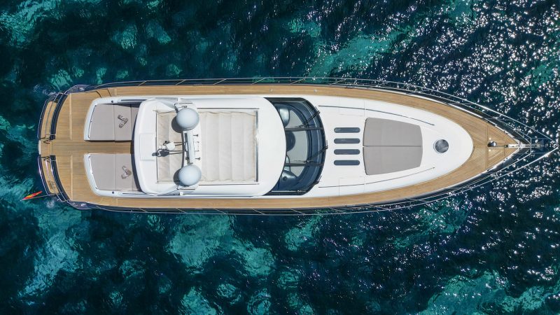 Air view 2 of Princess V65 Freedom - Yacht in Ibiza
