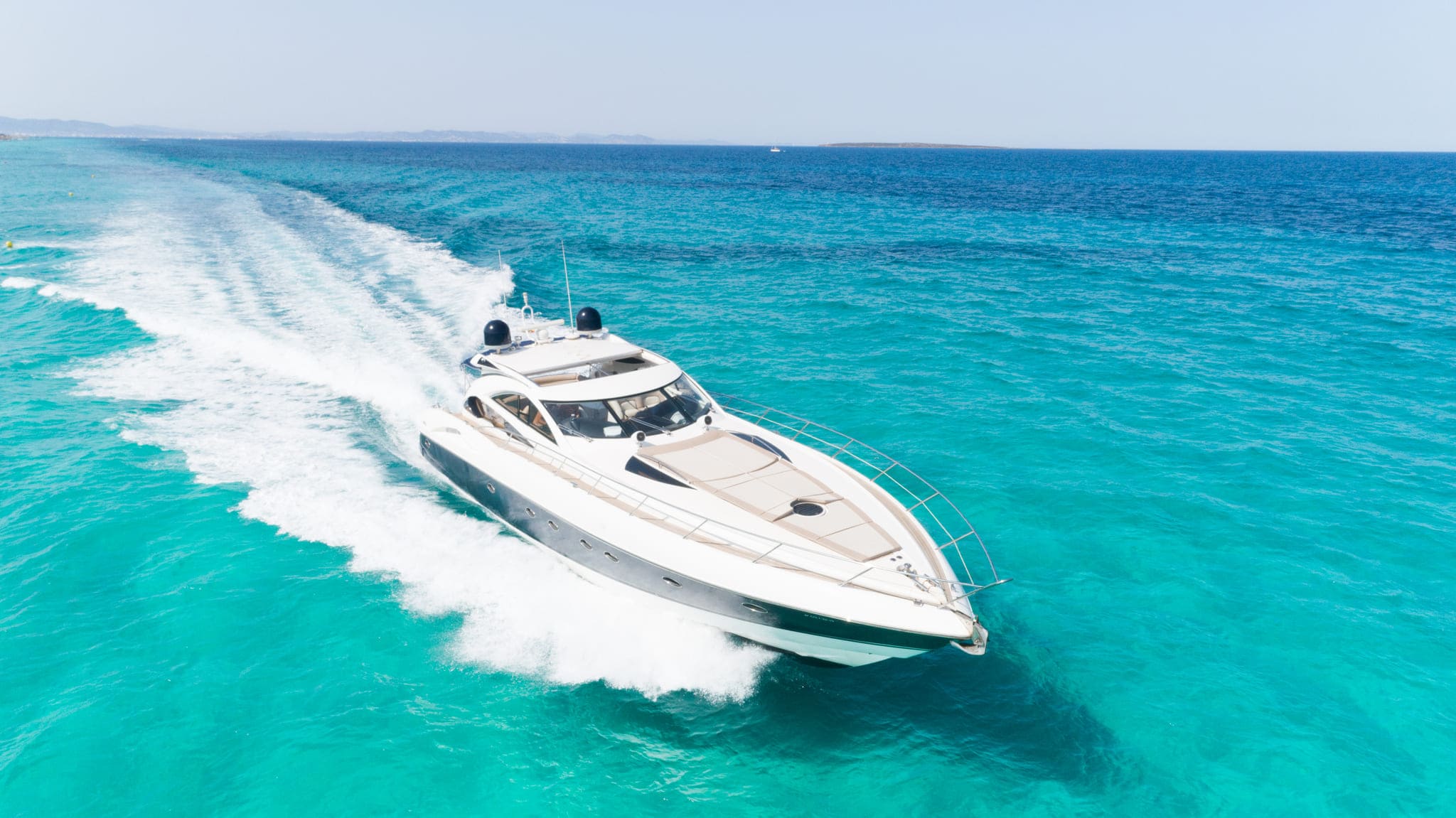 Sailing of Sunseeker Predator 68 Charlie Fox - Yacht in Ibiza