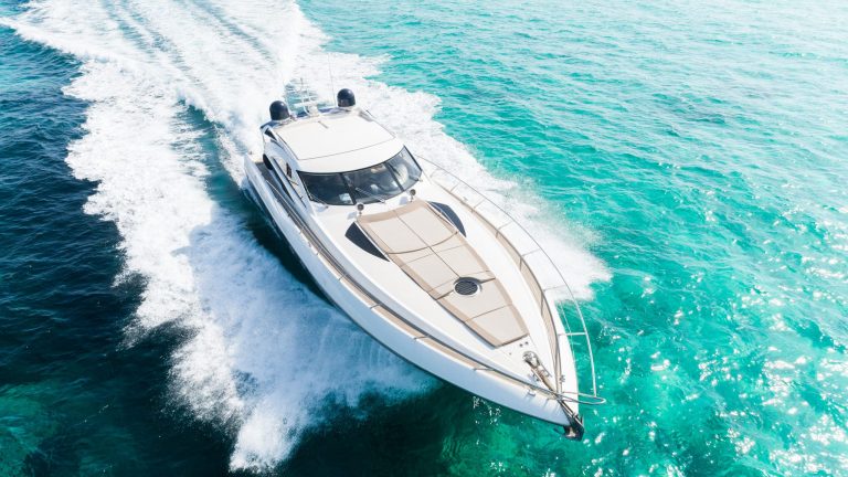 Bow of Sunseeker Predator 68 Charlie Fox - Yacht in Ibiza