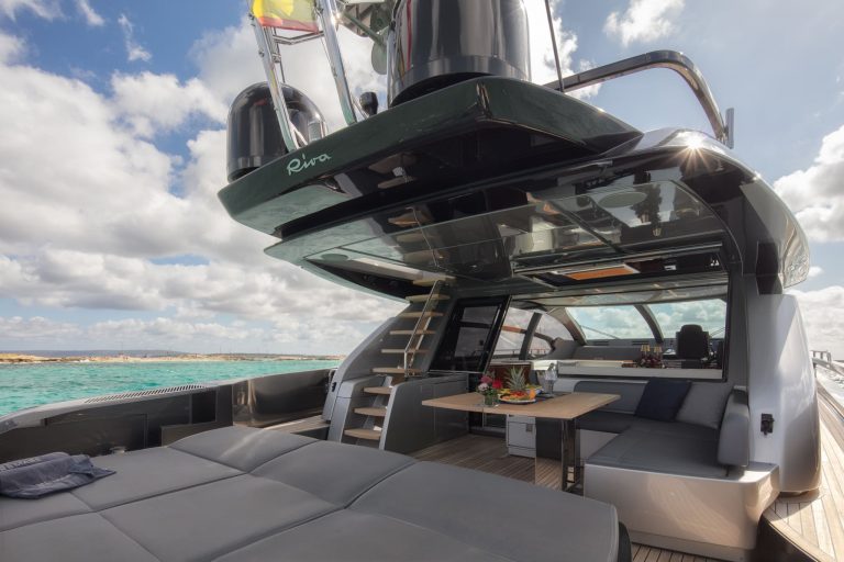 Sundeck of Riva Perseo 76 Remare - Yacht in Ibiza