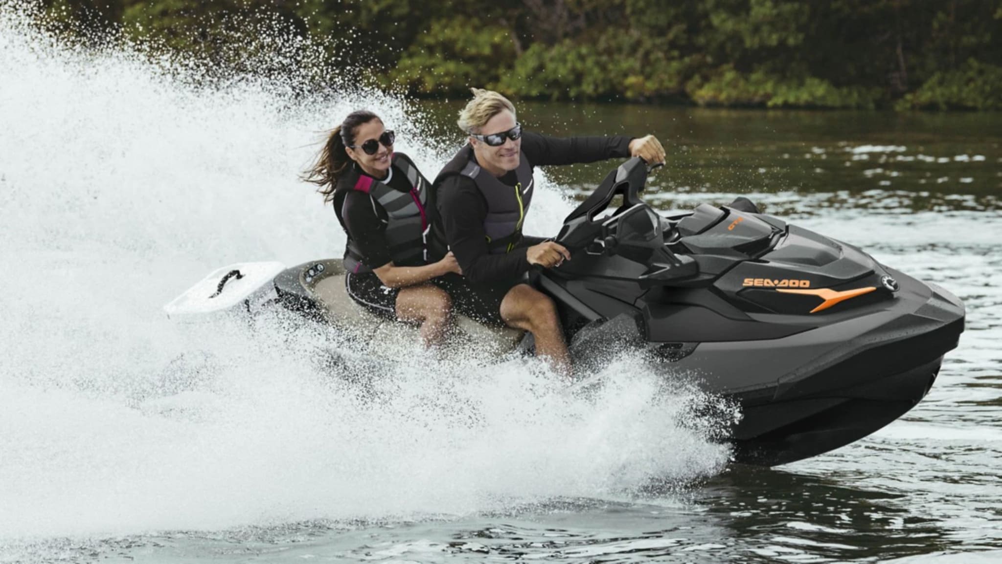 Sailing of Sea Doo GTX230 - Jet-ski in Ibiza