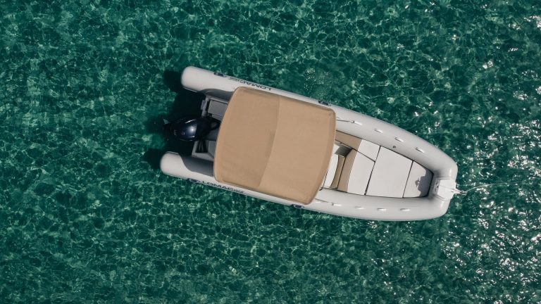 Air view 2 of Lomac 600 IN Crema - RIB in Ibiza