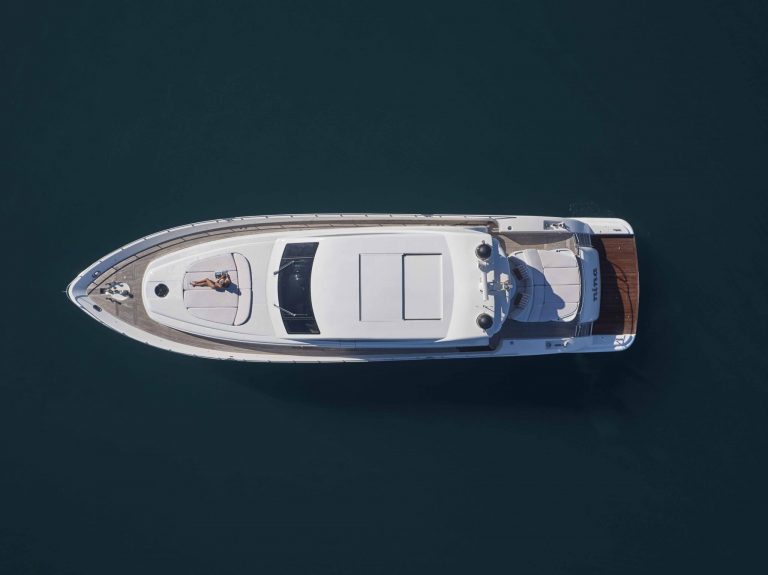 Air view of Alfamarine 78 Nina - Yacht in Ibiza