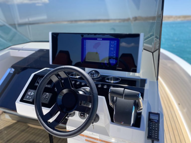 Rudder of De Antonio D36 Ikigai - Yacht in Ibiza