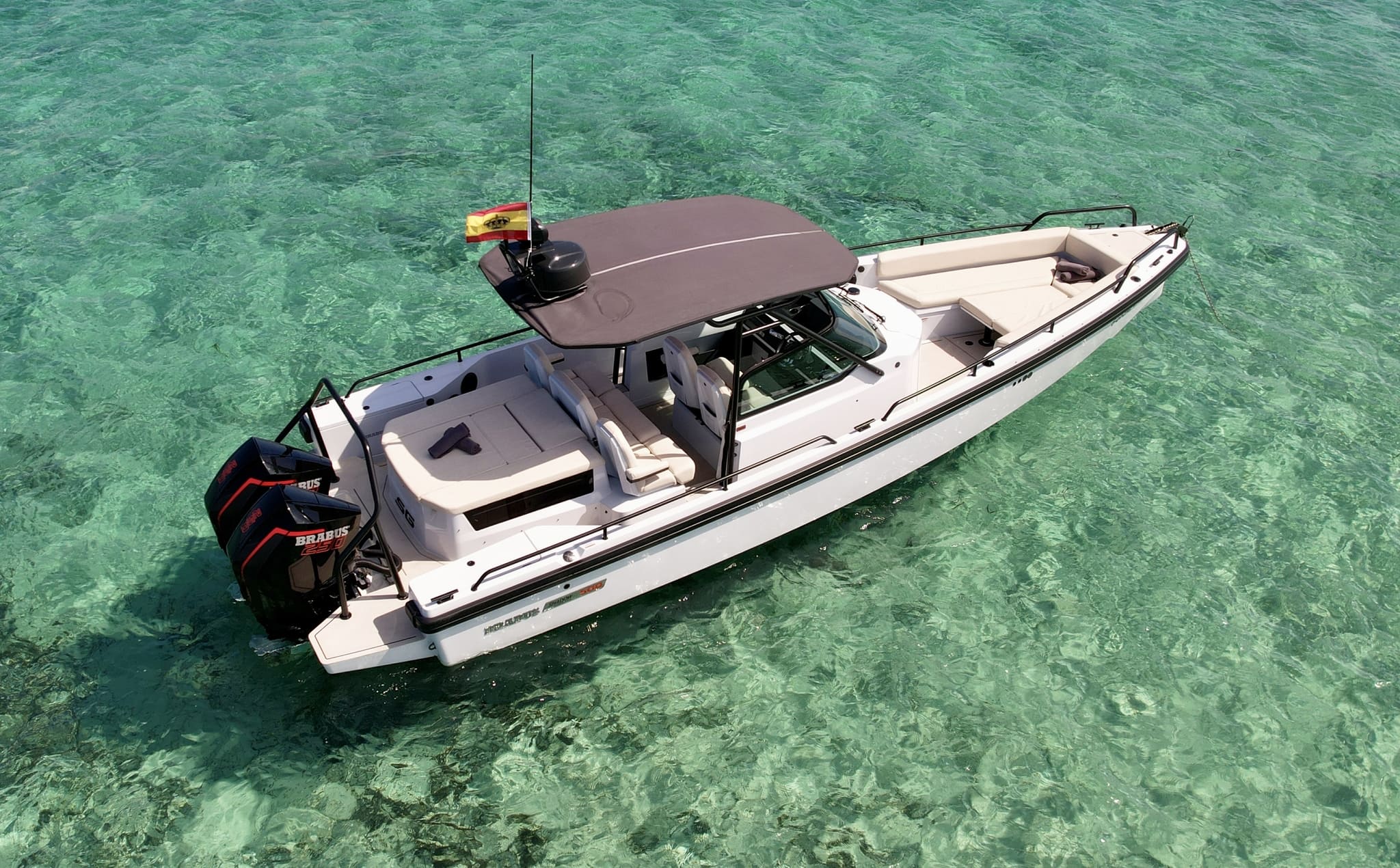 Starboard view of Axopar Brabus 500 Just cool - Motorboat in Ibiza