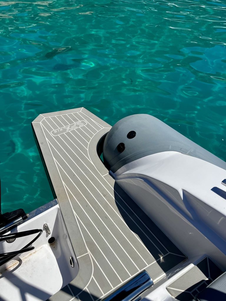 Platform of SPXrib 24 Sport Mintality - RIB in Formentera