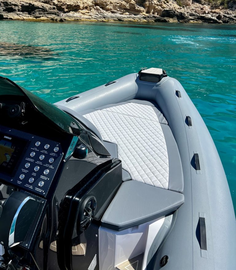 Bow of SPXrib 24 Sport Mintality - RIB in Formentera