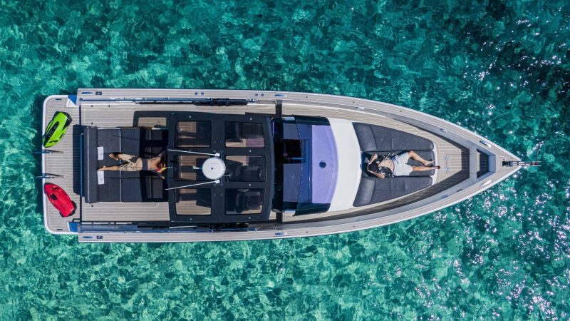 Air view 3 of Fjord 40 Incógnito - Yacht in Ibiza