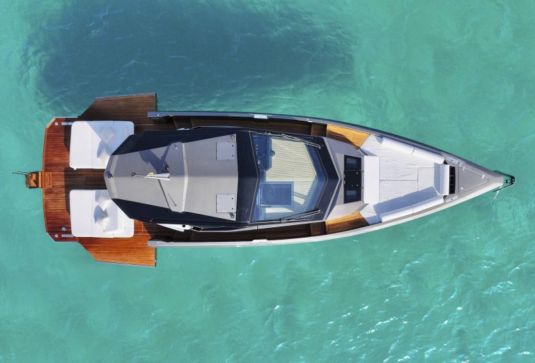 Air view of Wally 50 "Wally 50 Sport" - Yacht in Ibiza