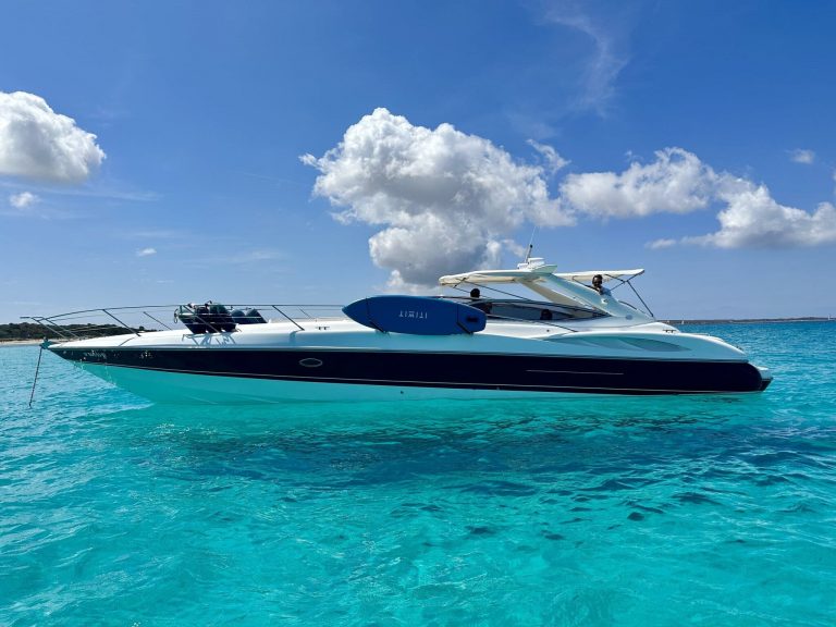 Port view of Sunseeker Superhawk 48 Vista Alegre III - Yacht in Ibiza