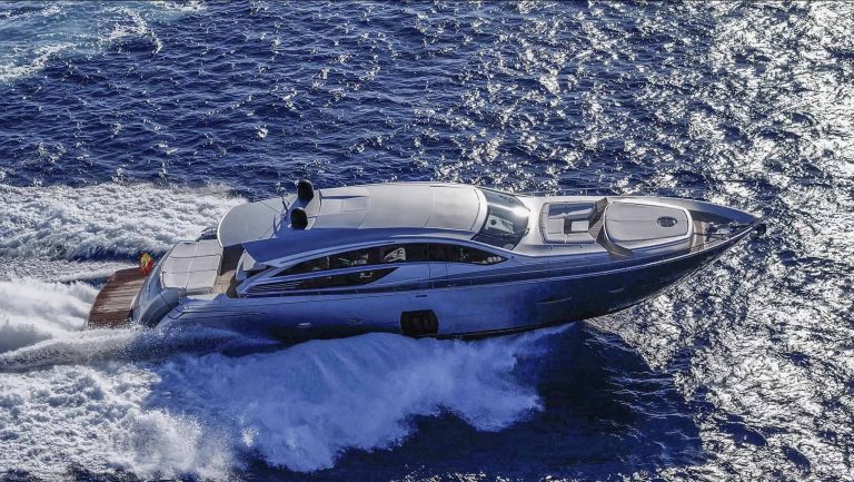 Sailing of Pershing 80 Wahoo - Superyacht in Ibiza