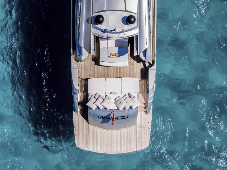 Sundeck of Pershing 80 Wahoo - Superyacht in Ibiza