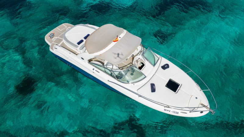 Starboard view of Sea Ray 295 Infinity - Motorboat in Ibiza