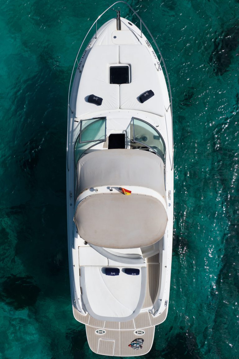 Air view of Sea Ray 295 Infinity - Motorboat in Ibiza