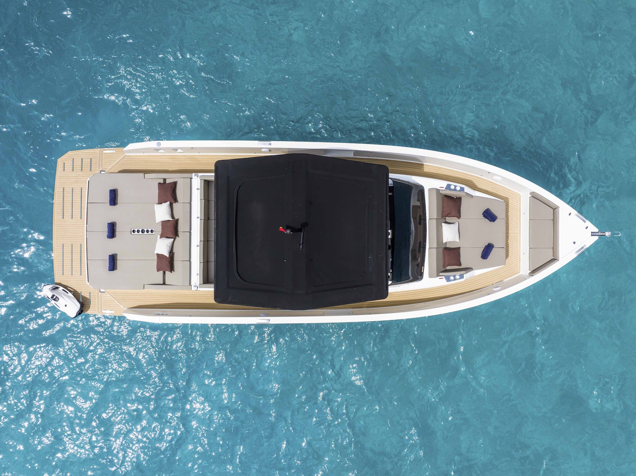 Air view of De Antonio D42 Playyacht III - Yacht in Ibiza