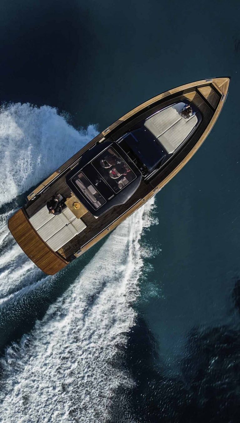 Air view of Pardo 43 Playyacht II - Yacht in Ibiza