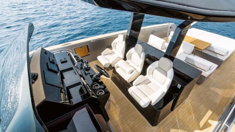 Rudder of Pardo 43 Yaas - Yacht in Ibiza