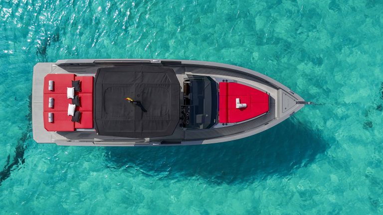Air view of De Antonio D36 Playyacht IV - Yacht in Ibiza