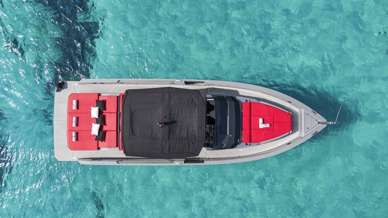 Air view 2 of De Antonio D36 Playyacht IV - Yacht in Ibiza