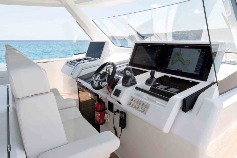 Rudder of Fjord 53XL Vivien - Yacht in Ibiza