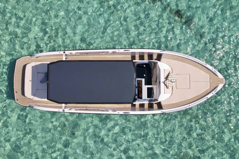 Air view of Rand 32 Archipelago Just amazing - Yacht in Ibiza