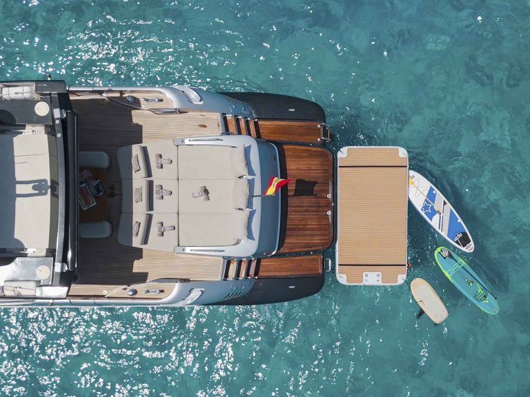 Air view 2 of Azimut 86 Jungle - Superyacht in Ibiza