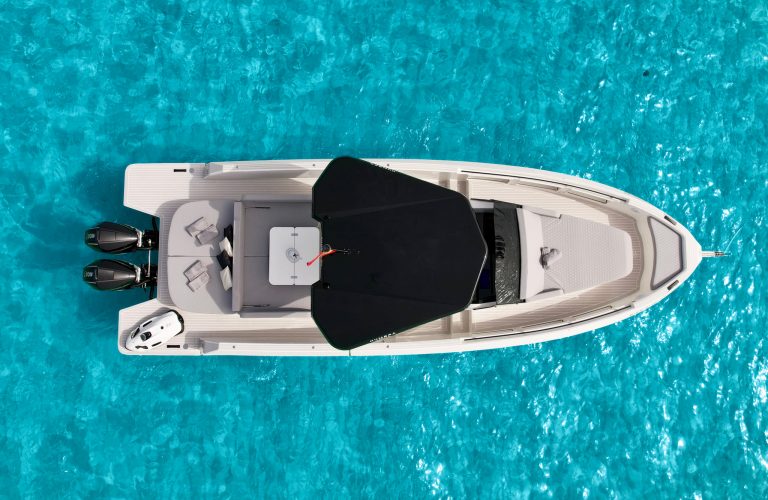 Air view of Kumbra 34 Santos - Yacht in Ibiza