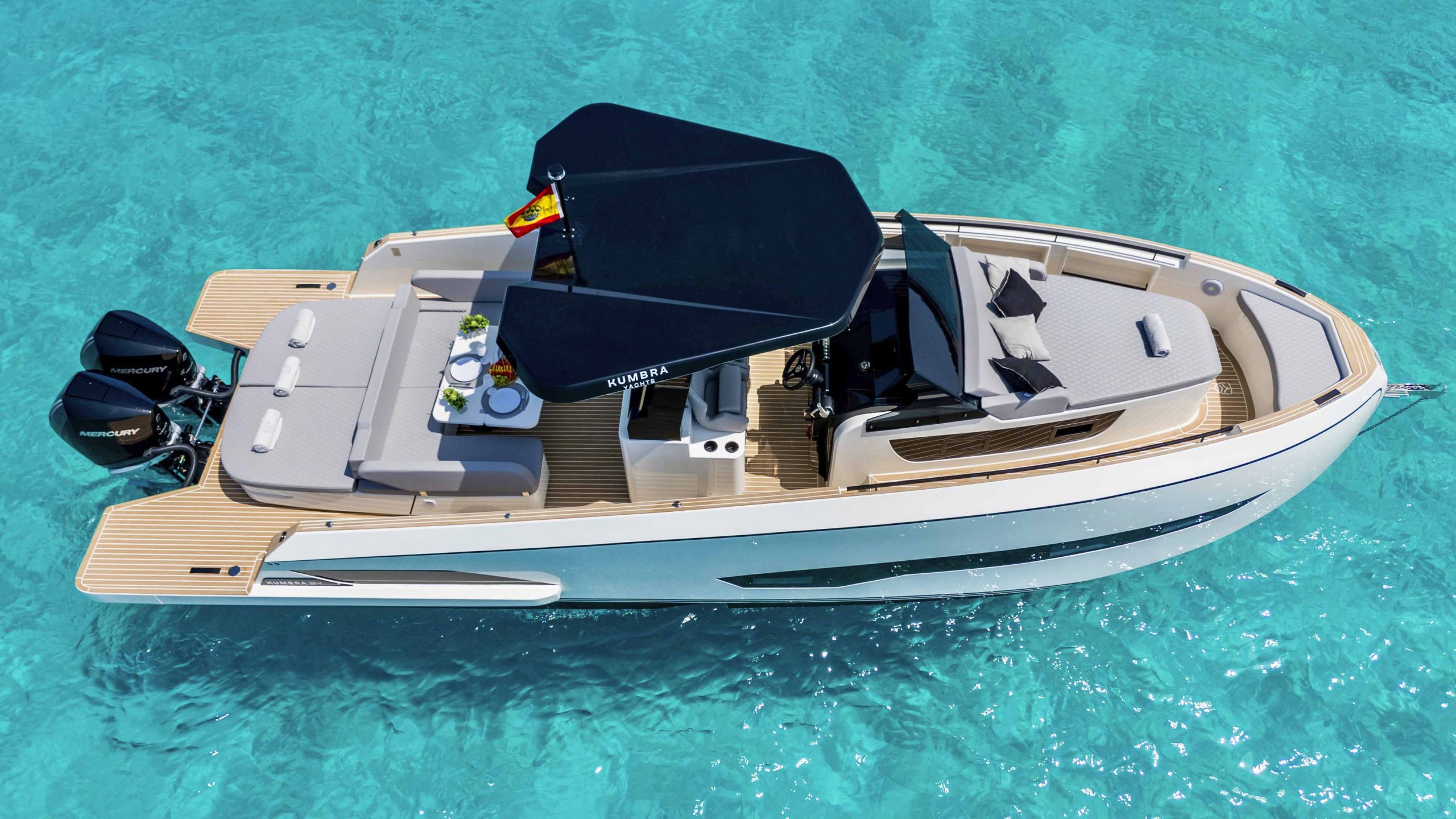 Starboard view 2 of Kumbra 34 Santos - Yacht in Ibiza
