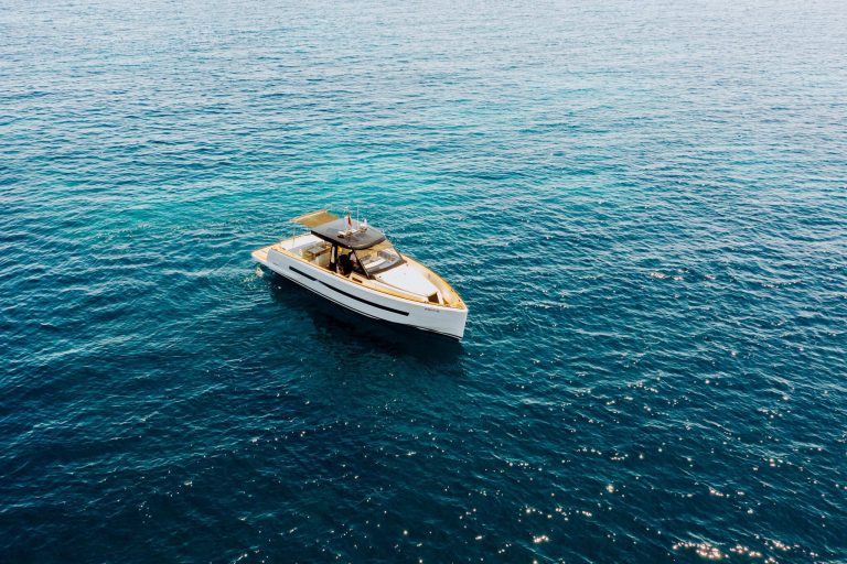 Air view 2 of Fjord 44 Yolo II - Yacht in Ibiza