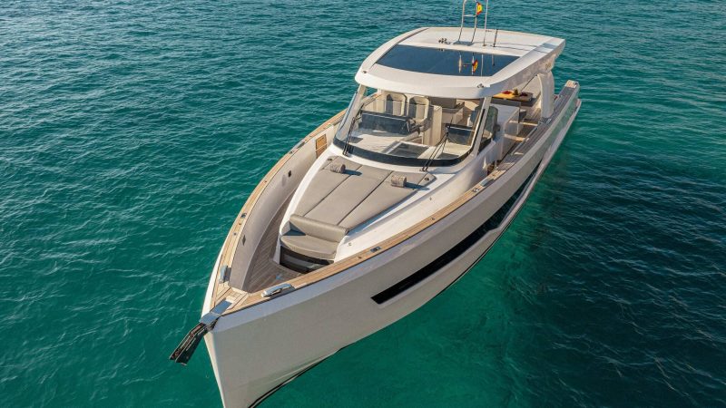 Bow of Fjord 53XL Calea - Yacht in Ibiza