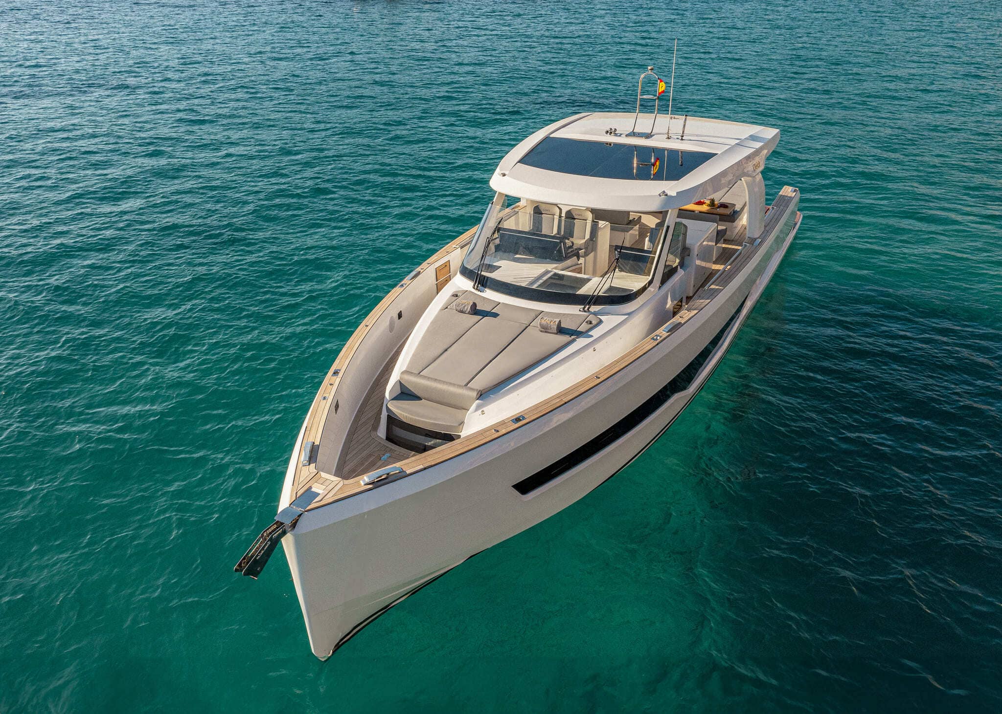 Bow of Fjord 53XL Calea - Yacht in Ibiza