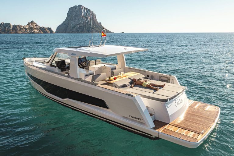 Port view of Fjord 53XL Calea - Yacht in Ibiza