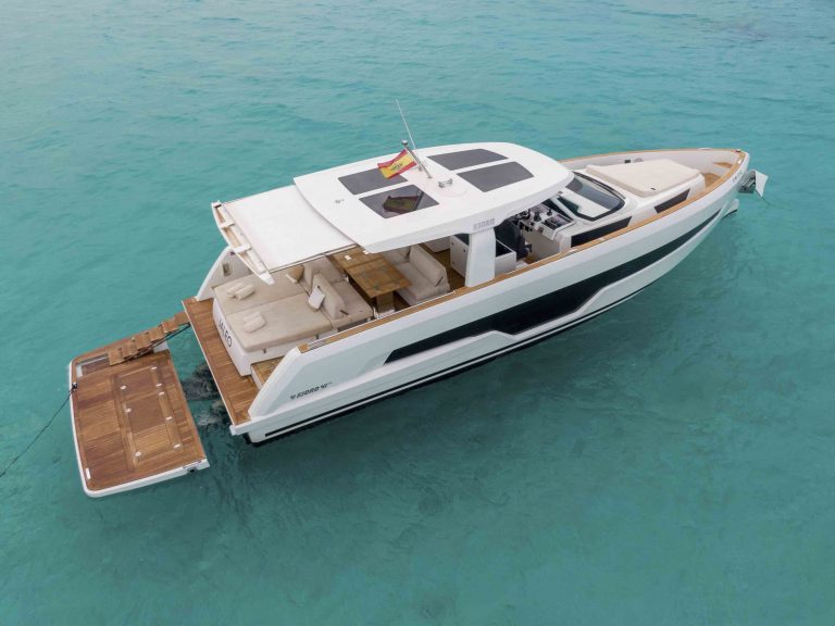 Bimini of Fjord 41XL Jaleo - Yacht in Ibiza