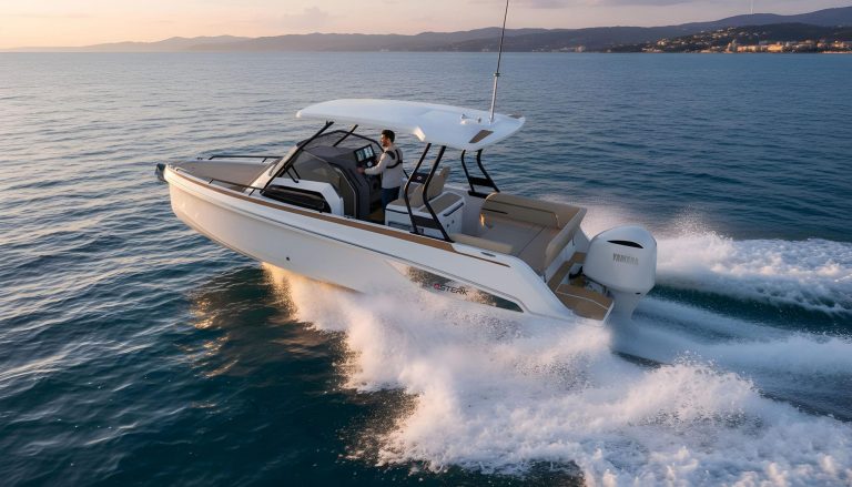 Sailing of Sterk 26 Lux - Motorboat in Ibiza