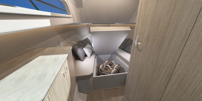 Cabin of Sterk 26 Lux - Motorboat in Ibiza