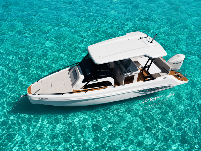 Port view of Sterk 26 Lux - Motorboat in Ibiza