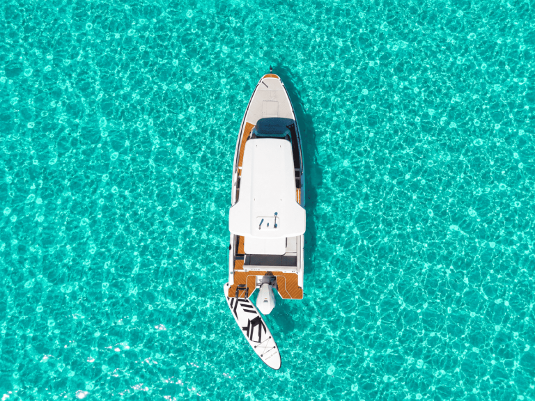 Air view of Sterk 26 Lux - Motorboat in Ibiza