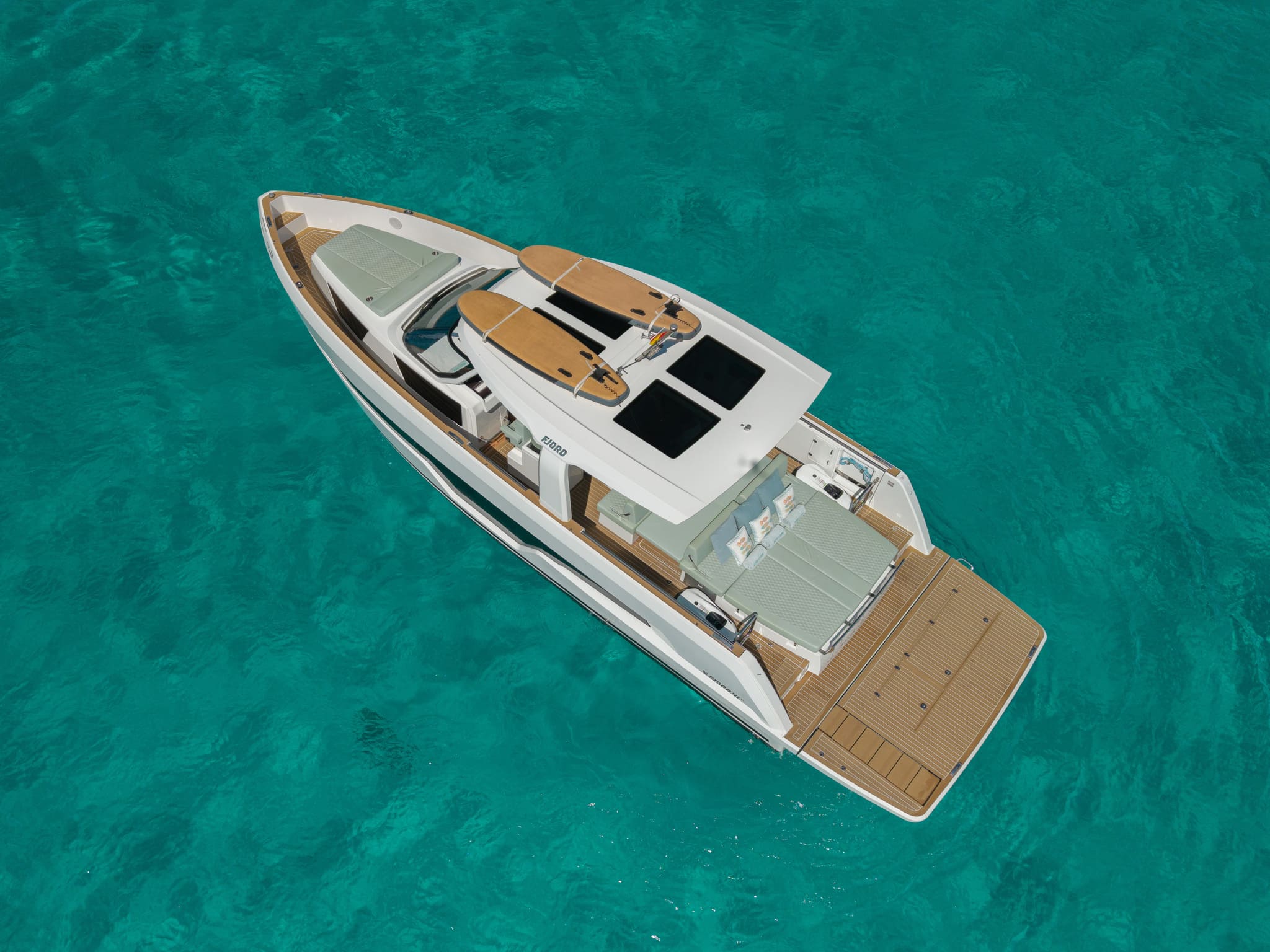 Port view of Fjord 41XL Doña Leona - Yacht in Ibiza